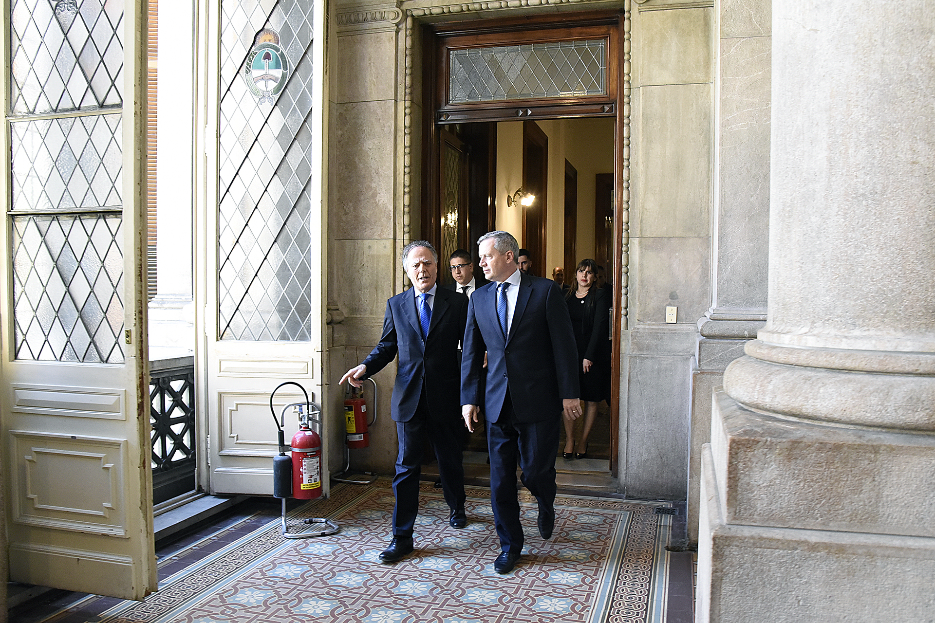 Galeria de imagenes de la noticia MONZÓ RECIBIÓ EN LA CÁMARA DE DIPUTADOS AL CANCILLER DE LA REPÚBLICA ITALIANA 